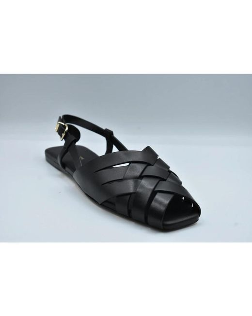 Flat Sandals di Michael Kors in Black