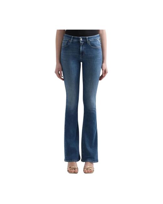 Flared Jeans Replay de color Blue
