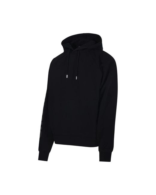 Jacquemus Hoodies & Sweatvesten ,Zwart ,Katoen Zwarte Typo Sweatshirt Voor Mannen in het Blue voor heren