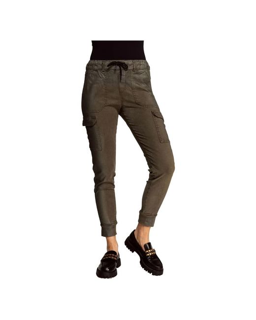 Zhrill Black Slim-Fit Trousers