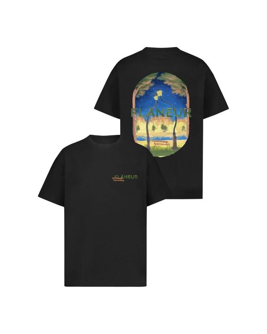 flâneur T-Shirts in het Black voor heren