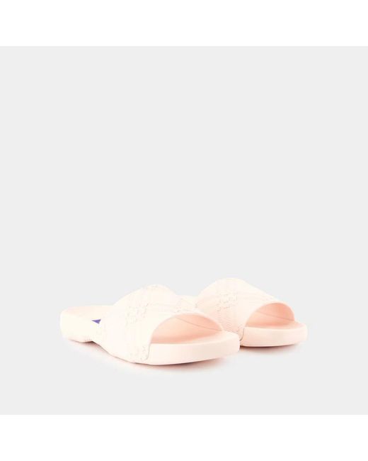 Burberry Pink Sliders