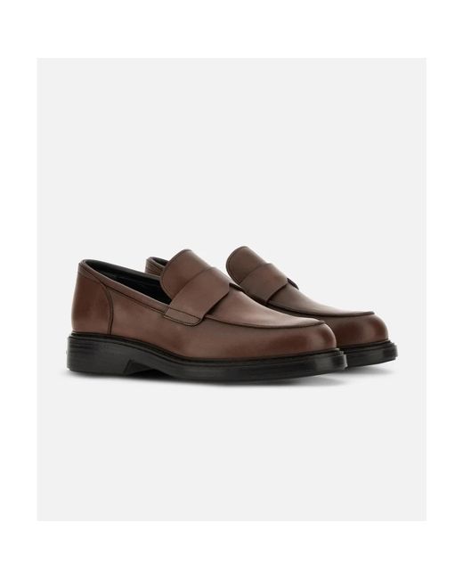 Hogan Brown Loafers for men