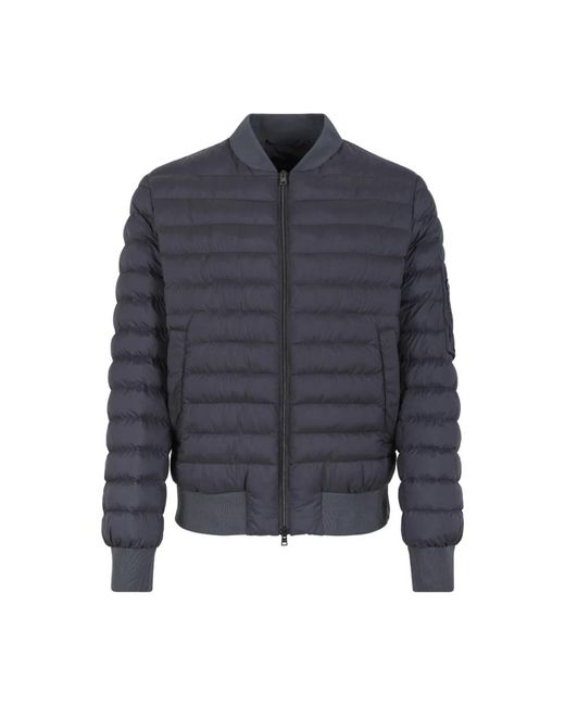 Herno Quilted Down Bomber Jacket in het Blue voor heren