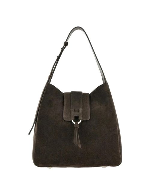 Hogan Black Shoulder Bags