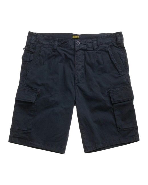 Blauer Baumwoll Elasthan Hose in Blue für Herren