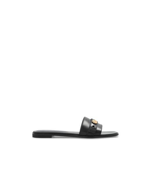 Tory Burch Black Sliders