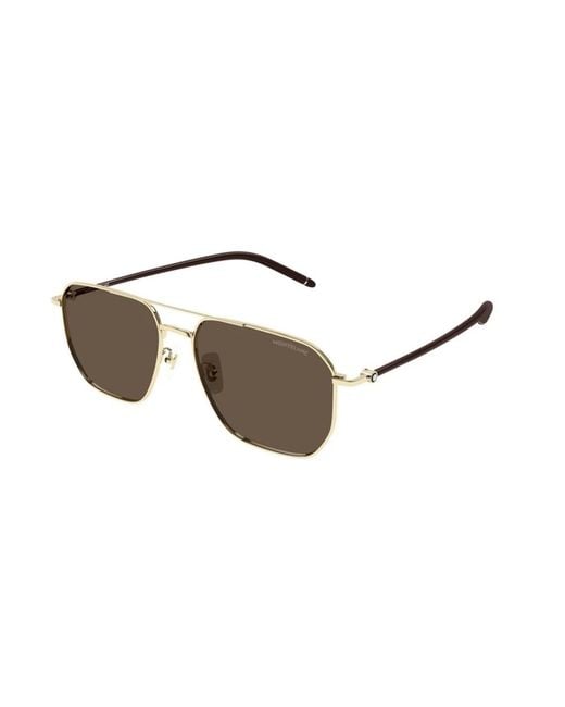 Montblanc Yellow Sunglasses