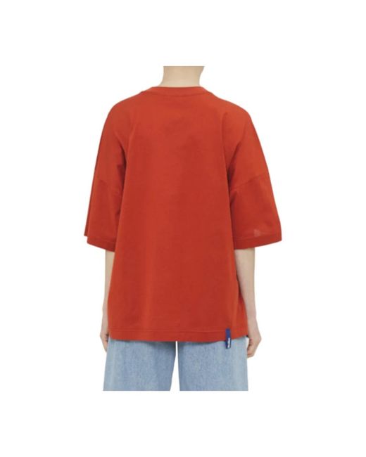 Max Mara Red Elegante satrapo t-shirts und polos