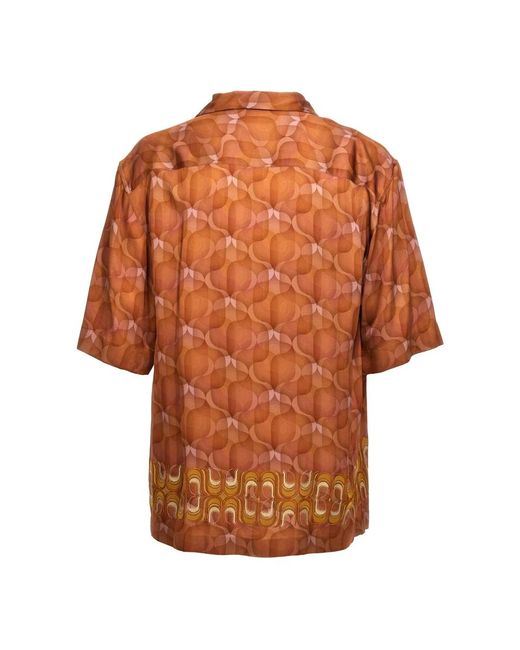 Dries Van Noten Cassiemb Shirt in het Orange voor heren