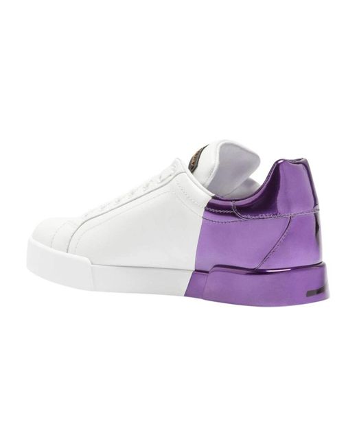Dolce & Gabbana Purple Sneakers