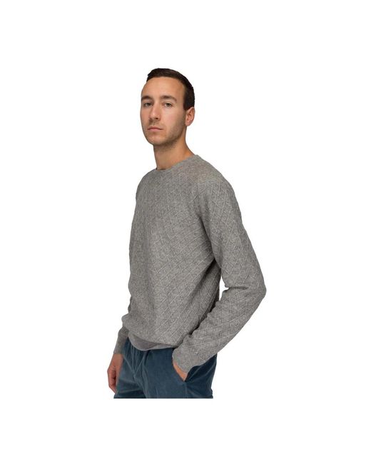 Ballantyne Round-neck Knitwear in Gray für Herren