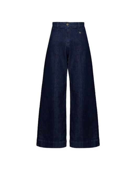Aeronautica Militare Blue Wide Jeans