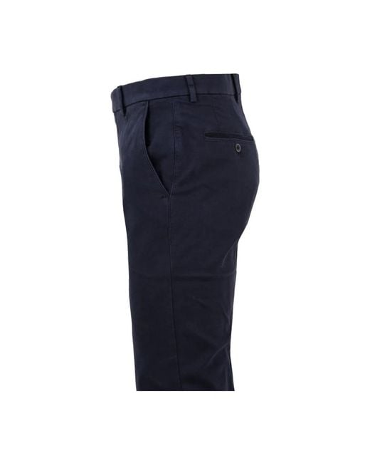 GAUDI Blue Slim-Fit Trousers for men