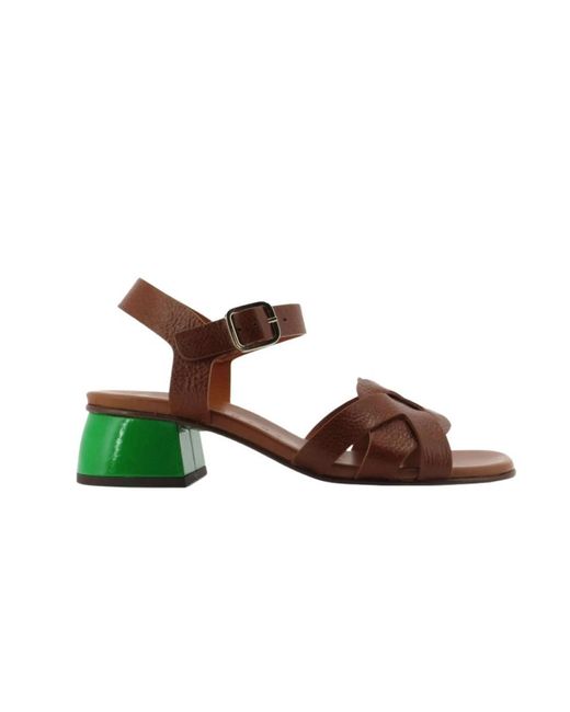 Chie Mihara Brown High Heel Sandals