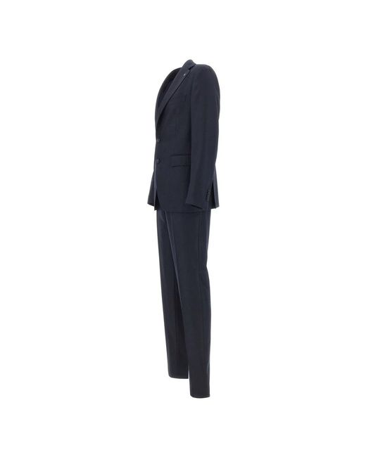 Tagliatore Blue Single Breasted Suits for men