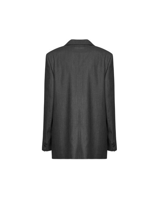 MM6 by Maison Margiela Black Blazers
