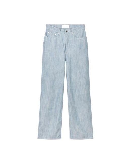 Flared shelly breeze denim jeans Samsøe & Samsøe de color Blue