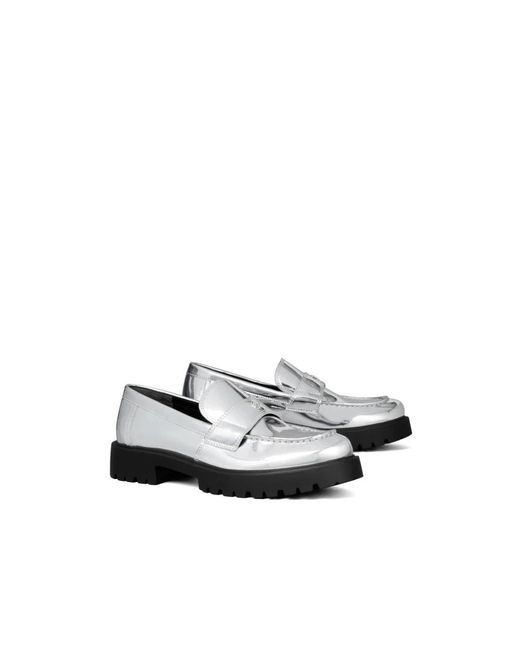 Tory Burch White Loafers