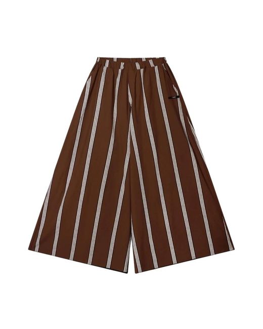 10Days Brown Wide Trousers