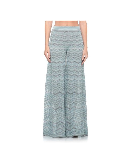 D.exterior Blue Wide Trousers