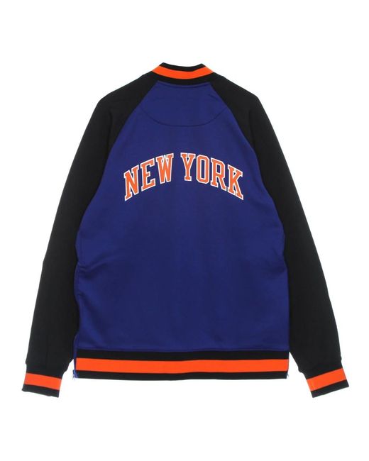Nike Fitness ,Veelkleurig ,Polyester New York Knicks Basketbaljas Showtime in het Blue voor heren