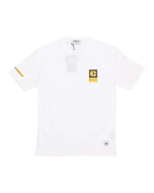 Caterpillar T-Shirts in het White voor heren