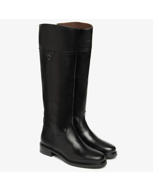 Nero Giardini Black High Boots