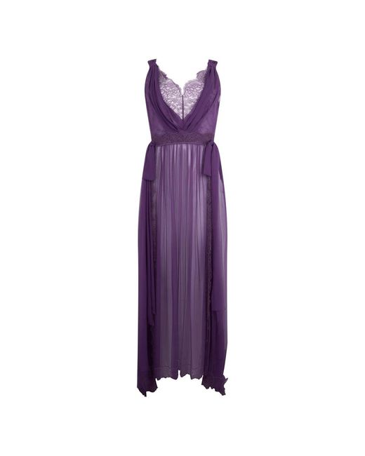 Alberta Ferretti Purple Maxi Dresses