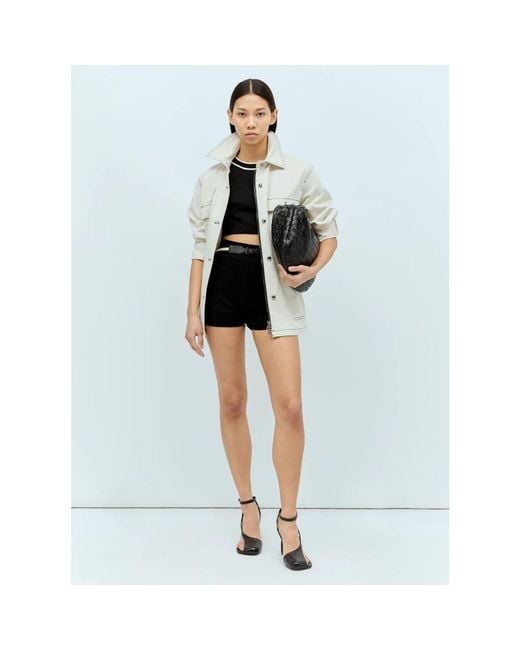 Max Mara Black Short Shorts
