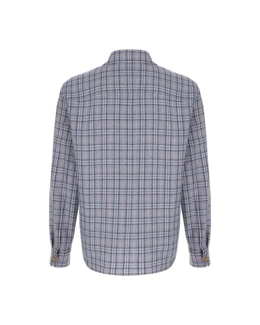 Versace Blue Light Jackets for men