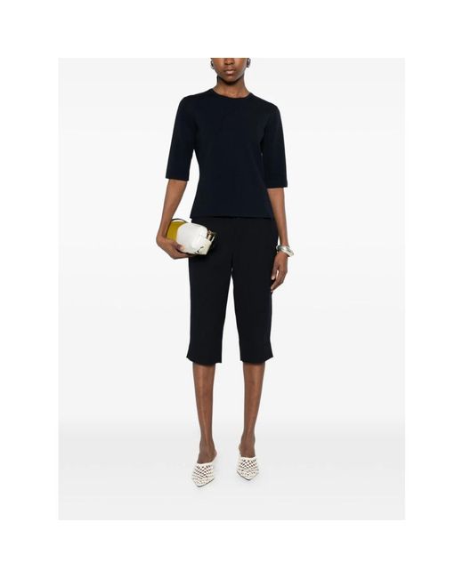 Max Mara Black Round-Neck Knitwear
