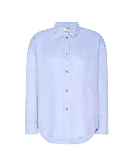 Shirts Max Mara de color Blue