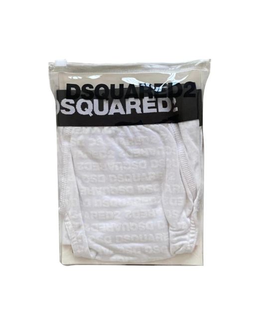 DSquared² Logo Briefs in het White voor heren
