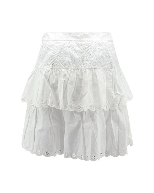 Scarlett Poppies White Short Skirts