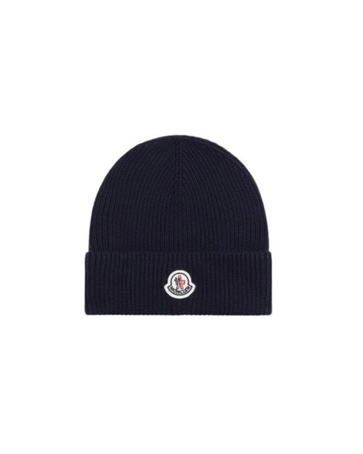 Moncler Blue Beanies for men