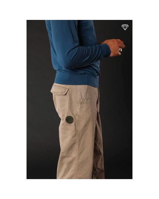 Mason's Cargohose Mit Lockerem Schnitt Aus Oxford Canvas in Blue für Herren