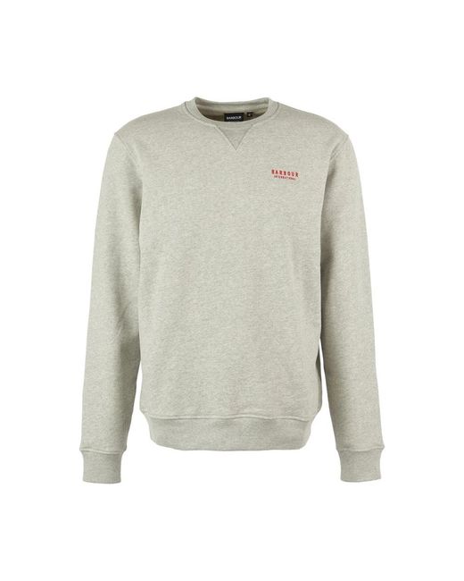 Barbour Gray Sweatshirts for men