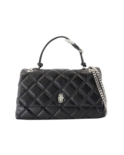 Marc Jacobs Zwarte Leren Dual Chain Crossbody in het Black