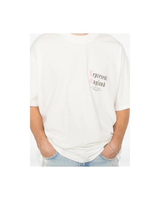 Represent T-Shirt in het White voor heren