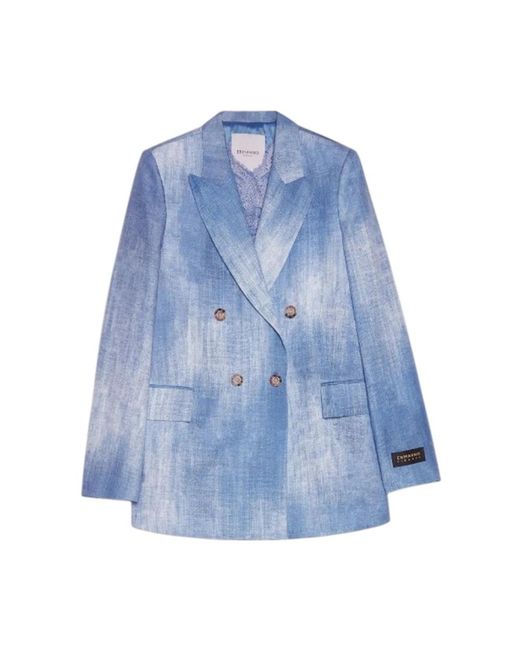 Ermanno Scervino Blue Blazers