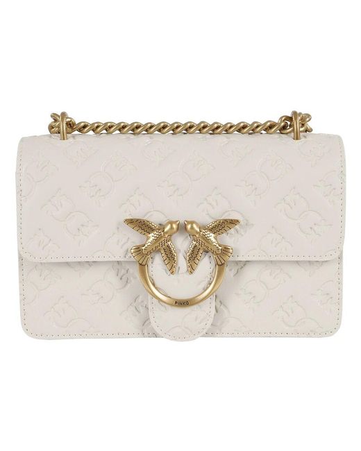 Pinko Natural Love One Mini Leder Tasche