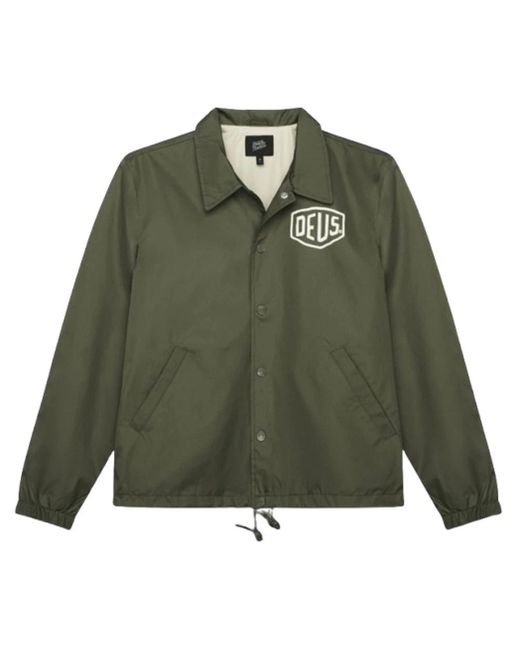 Deus Ex Machina Jassen ,Groen ,Polyester Harajuku Coach Jacket in het Green voor heren