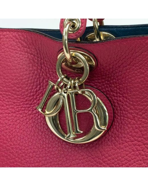 Diorissimo En Cuir Dior En Coloris Rose Lyst