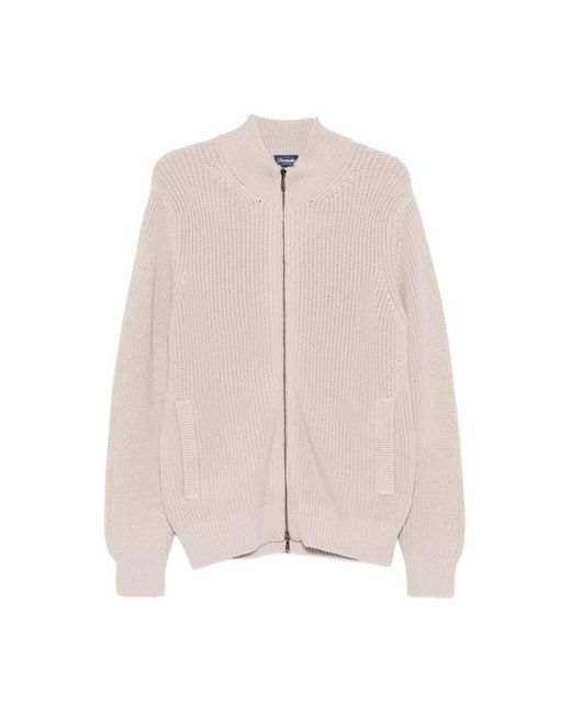 Drumohr Cardigans in het Natural voor heren