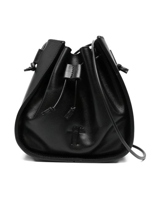 Forte_forte Black Bucket Bags