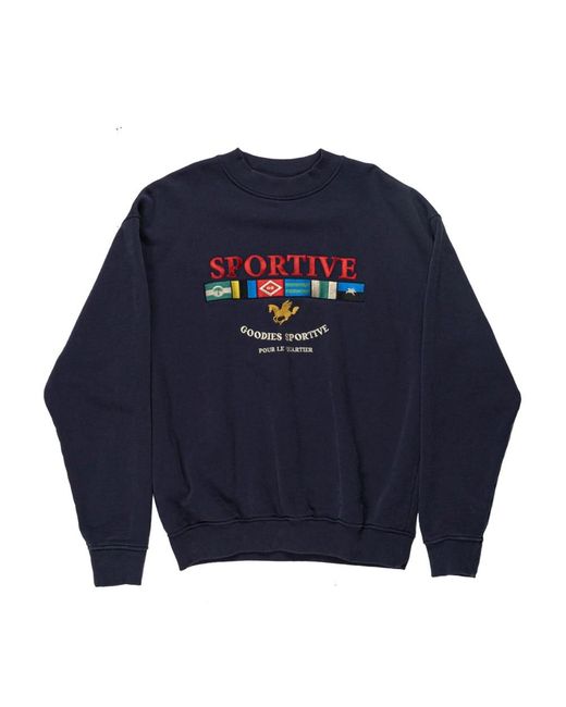 Goodies Sportive Blue Sweatshirts for men