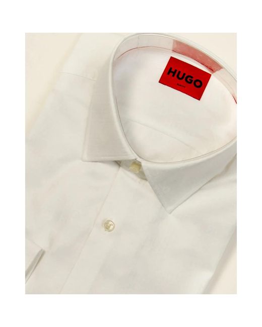 Boss White Formal Shirts for men