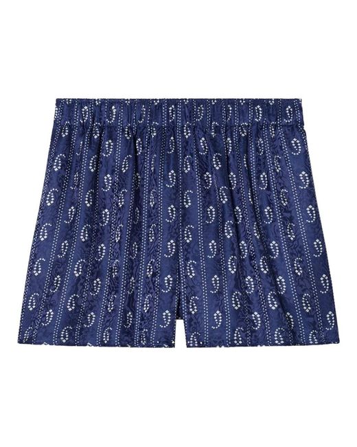 Tory Burch Blue Short Shorts