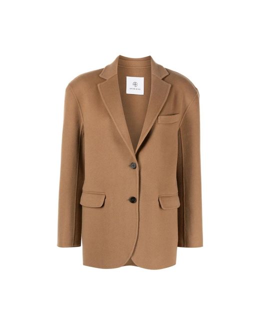 Anine Bing Brown Blazers
